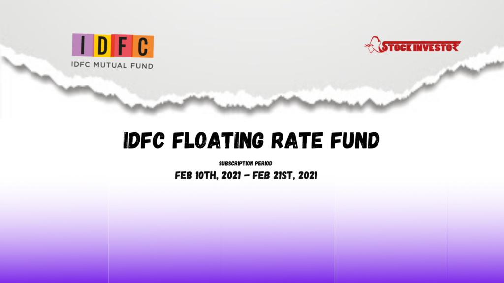 IDFC Floating Rate Fund Details
